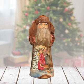 Christmas Guidance Hand-Painted WOODCARVED Masterpiece by G. DeBrekht - Christmas Decor - 291716R
