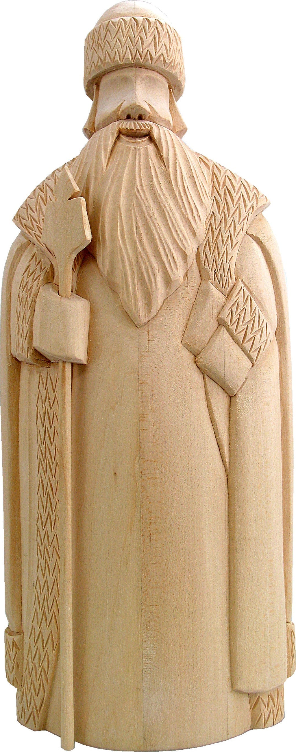 Make It Take It: Painting Instruction Artistry Book with St. Nicholas WOODCARVED Santa Figurine by G. DeBrekht - U21001-BOOK *** PRE-ORDER - Handmade Just for You! ***