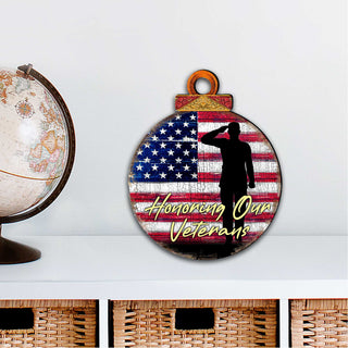 Honoring Our Veterans Holiday Wall Decor by G. DeBrekht - Designocracy - 8187103M