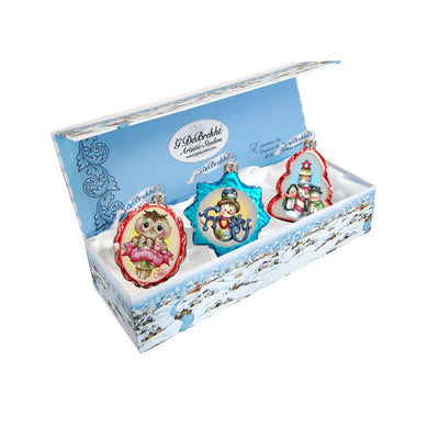 Holiday Mercury Glass Ornaments by Jamie Mills-Price - Christmas Decor - 770138S3-JM