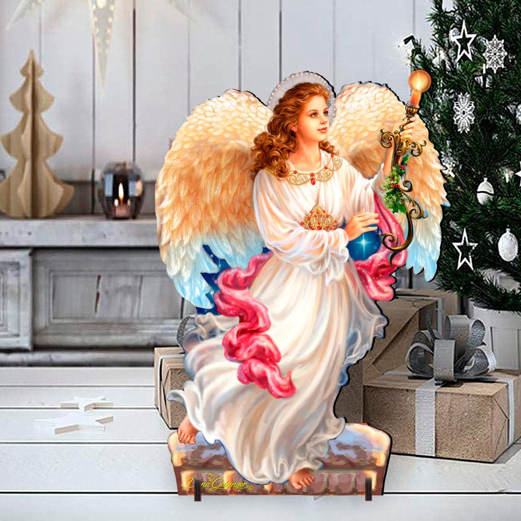 Angel of the Light Nativity Outdoor Decor by D. Gelsinger - Nativity Holiday Decor - 8461036F-1322