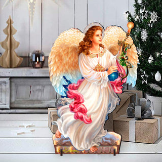 Angel of the Light Nativity Outdoor Decor by D. Gelsinger - Nativity Holiday Decor - 8461036F-1322