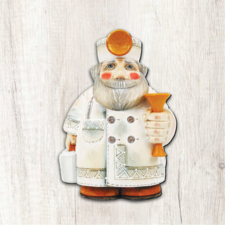 Doctor Santa Christmas Door Decor by G. DeBrekht - Christmas Santa Snowman Decor - 8151921H