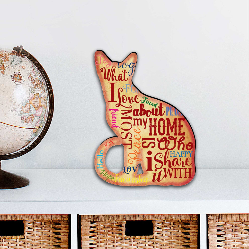 Sweet Home Cat Tree and Wall Decor by G. DeBrekht - Designocracy - 8198113M