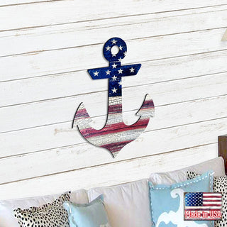 American Anchor Holiday Door Decor - American Christmas Decor - 8198913H