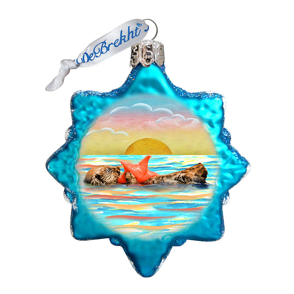 Shell Mercury Glass Ornament by G. DeBrekht - Coastal Holiday Decor - 775481