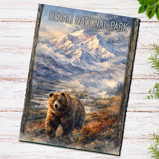 Northern Mountain Bear Art Greeting Card by G. Debrekht - 97104GC
