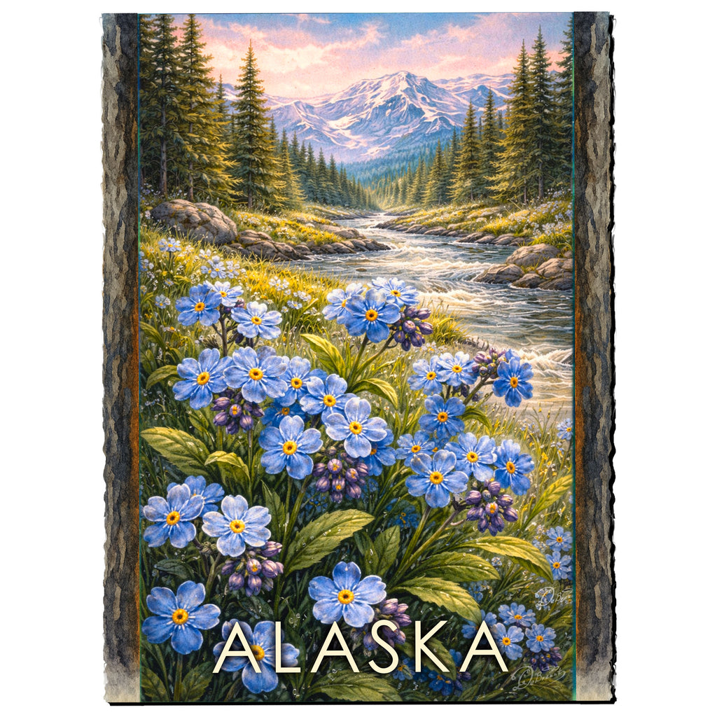 Northern Mountain Wildflower Greeting Card by G. Debrekht - 97108GC
