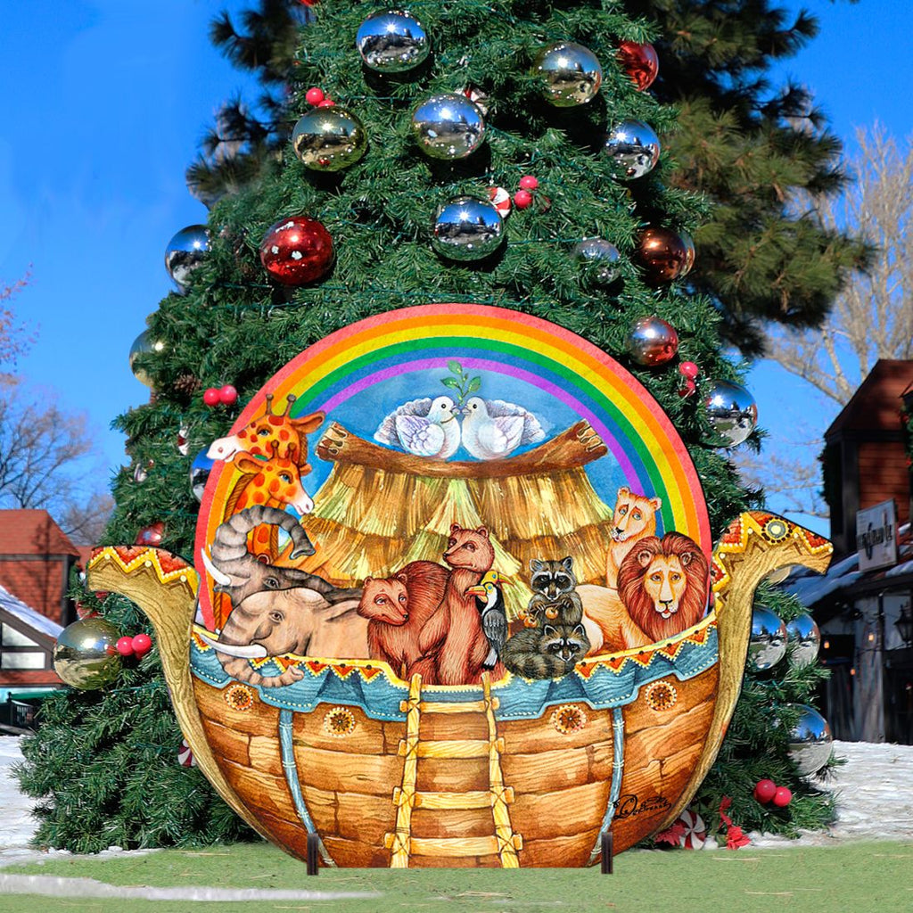 Noah's Ark Nativity Outdoor Decor by G. DeBrekht - Nativity Holiday Decor - 8114050F