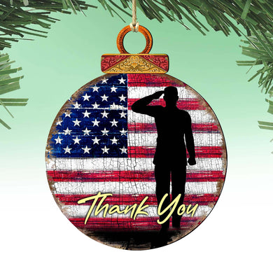 Veterans Appreciation Wooden Ornaments by G. DeBrekht - International Decor - 8187102