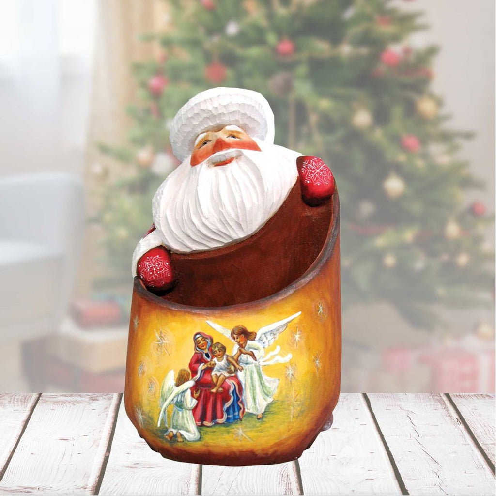 Devotional Safe Haven Hand-Painted WOODCARVED Masterpiece by G. DeBrekht - Nativity Holiday Decor - 8215740 *** PRE-ORDER - Handmade Just for You! ***