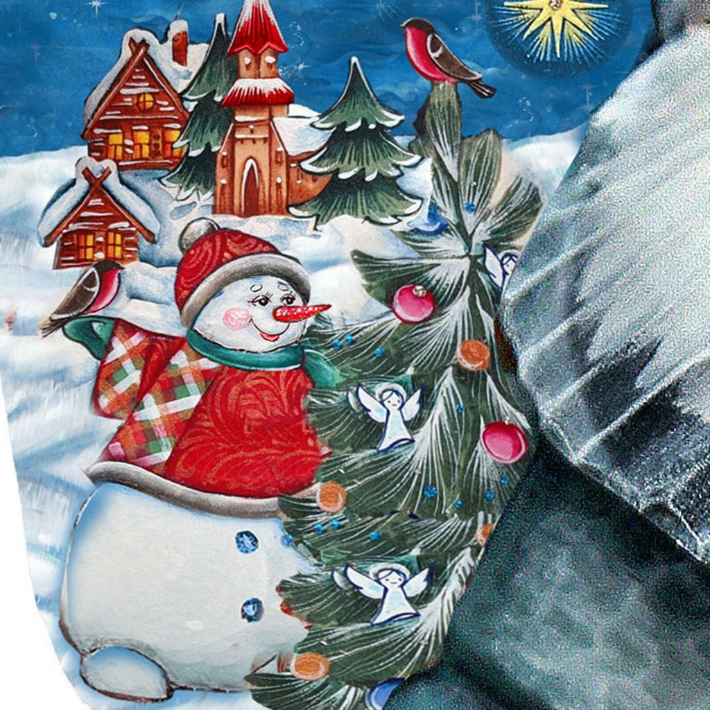 Christmas Ball Santa Hand-Painted WOODCARVED Masterpiece by G. DeBrekht - Christmas Decor - 821457