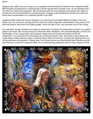 Mother Nature Fantasy Wooden Wall Art by Josephine Wall - Fantasy Decor - 852120-JW