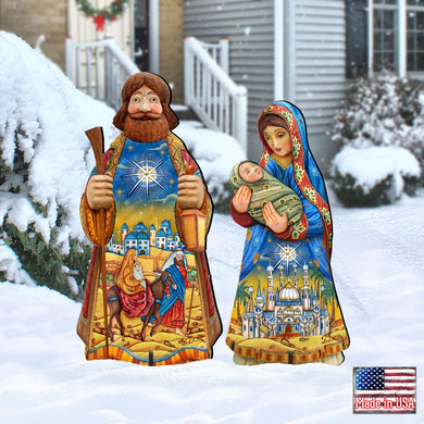 Night at Bethlehem Outdoor Nativity Set  by G. DeBrekht - Nativity Holiday Decor - 8152654F-S2