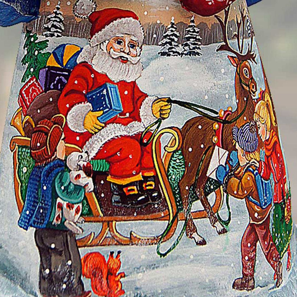 Christmas Story Santa Hand-Painted WOODCARVED Masterpiece by G. DeBrekht - Christmas Decor - 821464 *** PRE-ORDER - Handmade Just for You! ***
