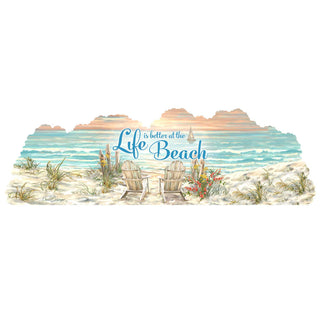 Life is Better Coastal Outdoor Decor by D. Gelsinger - Coastal Sea-Life Decor - 8461034F-1912