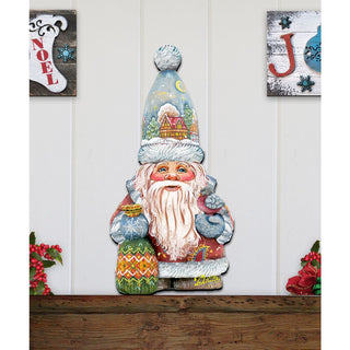 The First Noel Christmas Door Decor by G. DeBrekht - Christmas Santa Snowman Decor - 8116410H