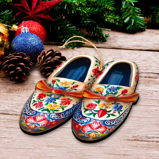 Danish Shoes Decorative Wooden Ornaments by G. Debrekht - Love Family Decor - 8688310