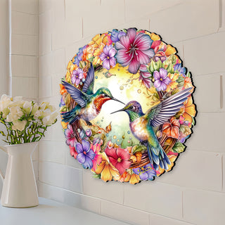Hummingbirds Holiday Door Decor by G. Debrekht - Christmas Decor - 8652804H