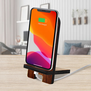 My Christmas Wish Cell Phone Stand Christmas Decor Wood Mobile Tablet Holder Charging Station Organizer - 892072-DG