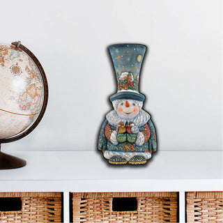 Old World Christmas Snowman Door Decor by G. DeBrekht - Christmas Santa Snowman Decor - 8116420H