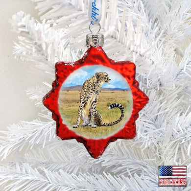 Japer Mercury Glass Ornament by G. DeBrekht - Wildlife Holiday Decor - 771040