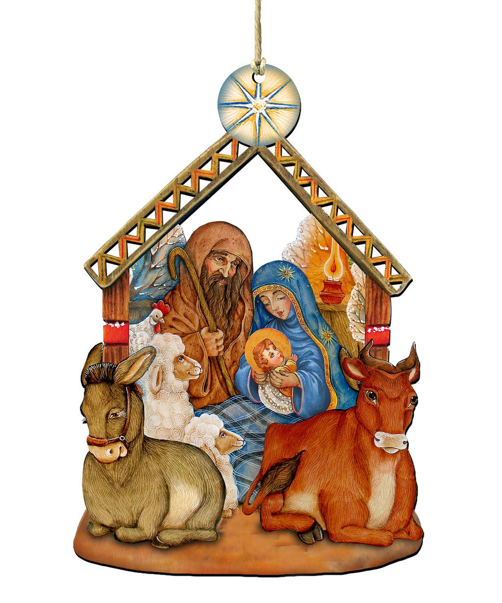 Nativity Christmas Nativity Door Decor by G. DeBrekht - Nativity Holiday Decor - 8114030H