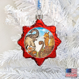 Noah's Ark Mercury Glass Ornament by G. DeBrekht - Nativity Holiday Decor - 773030