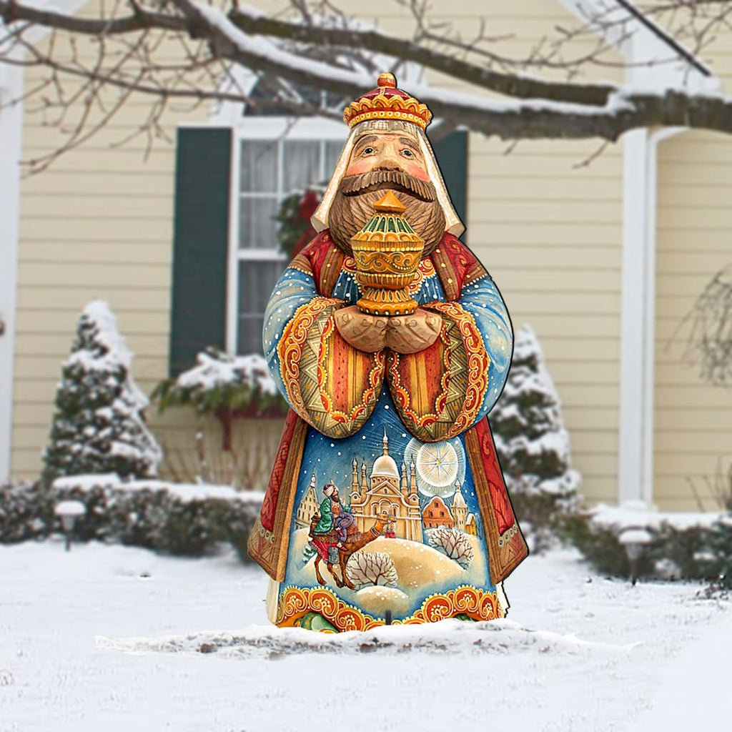 King Balthazar Nativity Outdoor Decor by G. Debrekht  Nativity Holiday Decor, Exquisite Holiday Addition by G. Debrekht - 8152653F