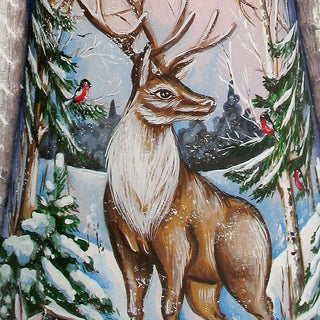 Peaceful Presents Santa Hand-Painted WOODCARVED Masterpiece by G. DeBrekht - Wildlife Holiday Decor - 821821 *** PRE-ORDER - Handmade Just for You! ***