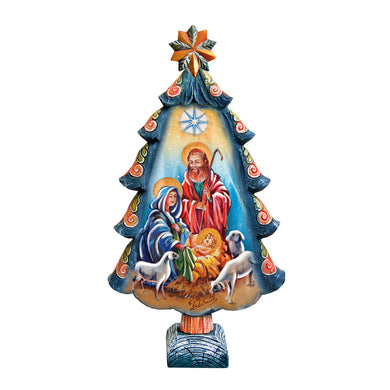 Nativity Tree Christmas Figurine by G. DeBrekht - Christmas Decor - 588041L