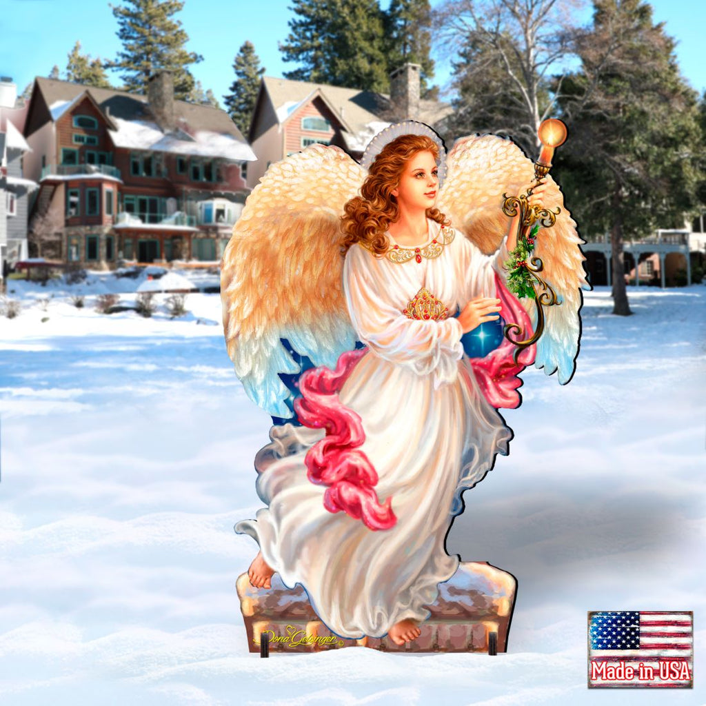 Angel of the Light Nativity Outdoor Decor by D. Gelsinger - Nativity Holiday Decor - 8461036F-1322