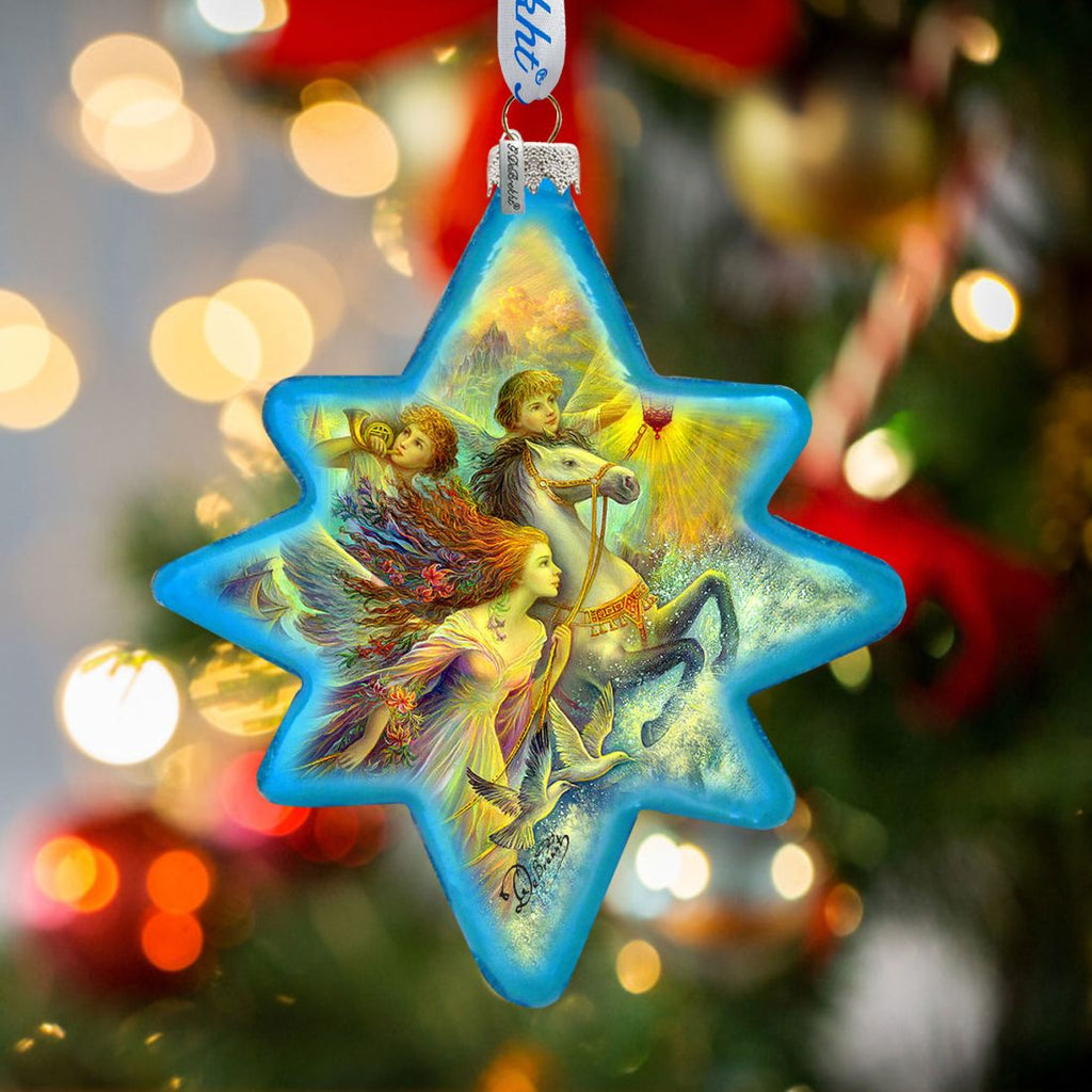 Lightning Your Way Glass Ornament by G. DeBrekht - Christmas Decor - 755-045