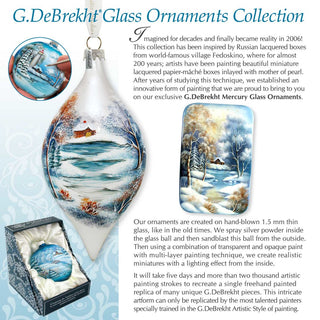 Spring Birds Glass Ornament by D. Gelsinger - Christmas Decor - 764-153-DG
