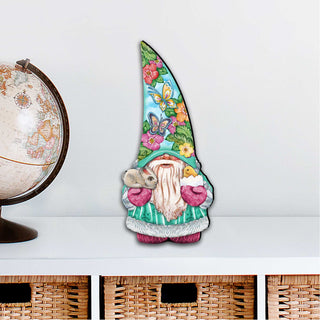 Spring Gnome Easter Door Decor by G. DeBrekht - Easter Spring Decor - 8611011H