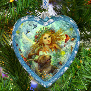 Christmas Bells Glass Ornament Limited Edition by Strelkina at G. DeBrekht - Christmas Decor - 738-082-ST