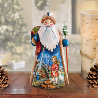 Special Edition in Crate Hand-Painted WOODCARVED Masterpiece by G. DeBrekht - Nativity Holiday Decor - 210228SE *** PRE-ORDER - Handmade Just for You! ***