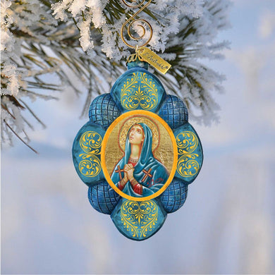 Maria Magdalena Sculpted Hand-Painted Christmas Ornament by G. DeBrekht - Nativity Holiday Decor - 610842