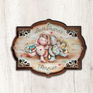 Best Friends Forever Easter Door Decor by Jamie Mills-Price - Easter Spring Decor - 8457606H