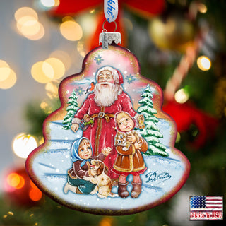 Time to Share Tree Glass Ornament by G. DeBrekht - Christmas Decor - 762-005