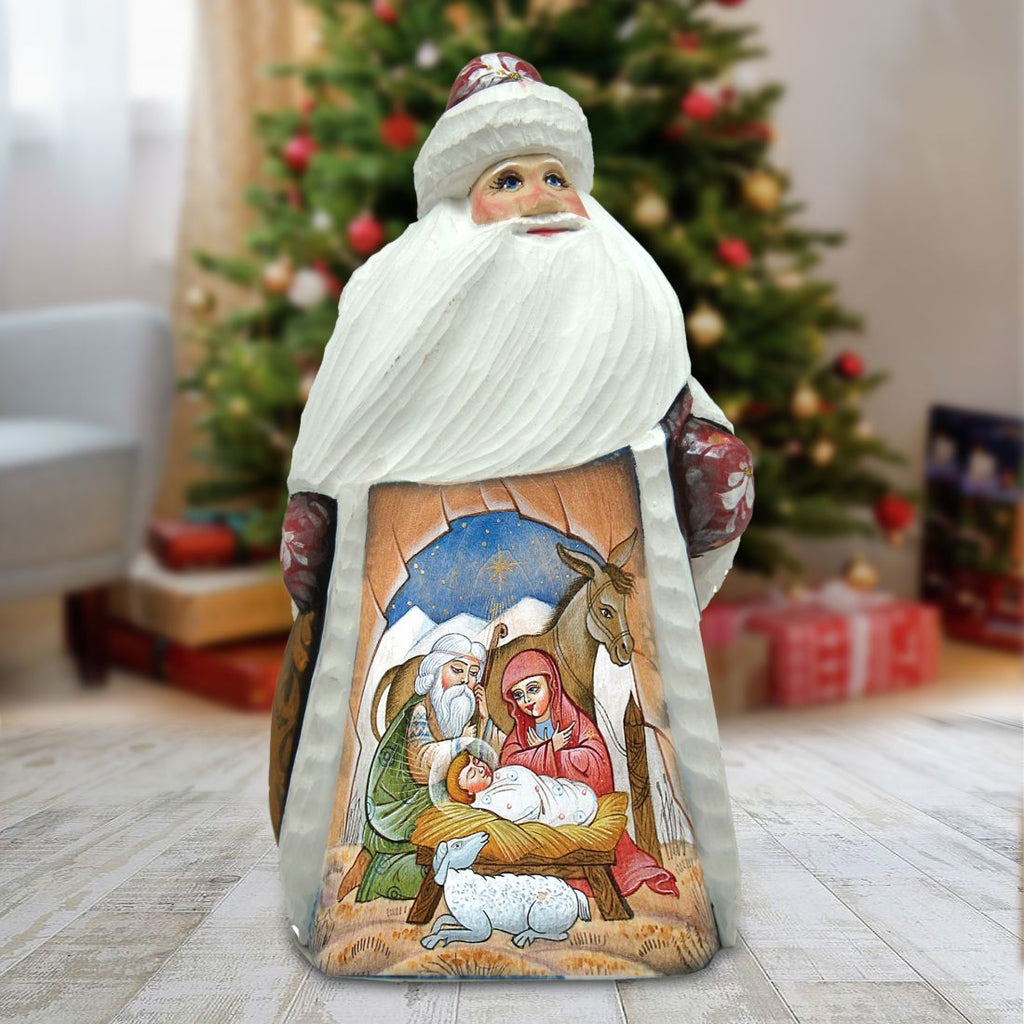 Nativity Story Hand-Painted WOODCARVED Masterpiece by G. DeBrekht - Nativity Holiday Decor - 821540