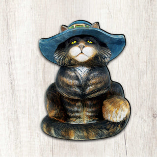 Black Cat Halloween Door Decor by G. DeBrekht - Thanksgiving Halloween Decor - 8158411H