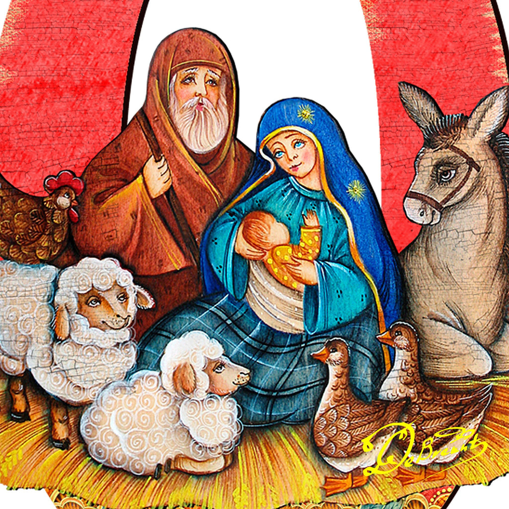 Noel Outdoor Nativity Set by G. DeBrekht - Nativity Holiday Decor - 8121458F-S4L