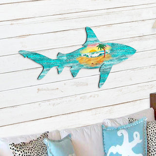 Shark Coastal Door Decor by G. DeBrekht - Coastal Holiday Decor - 8198515H