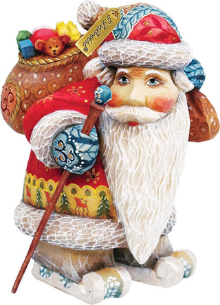 Caring Gift Bag Santa Christmas Door Decor by G. DeBrekht - Christmas Santa Snowman Decor - 8117863H
