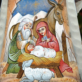 Nativity Story Hand-Painted WOODCARVED Masterpiece by G. DeBrekht - Nativity Holiday Decor - 821540