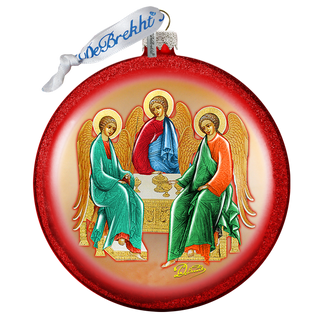 Trinity Glass Ornament by G. DeBrekht - Nativity Holiday Decor - 744-019