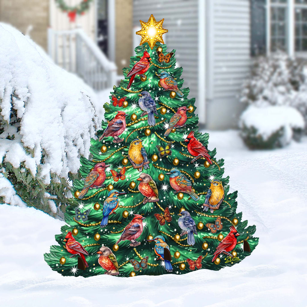 Natural Tree Holiday Wood Coasters & Tree Ornaments