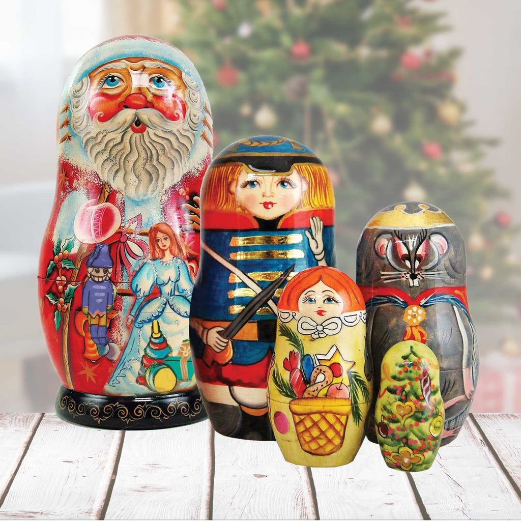 Nutcracker sales nesting dolls