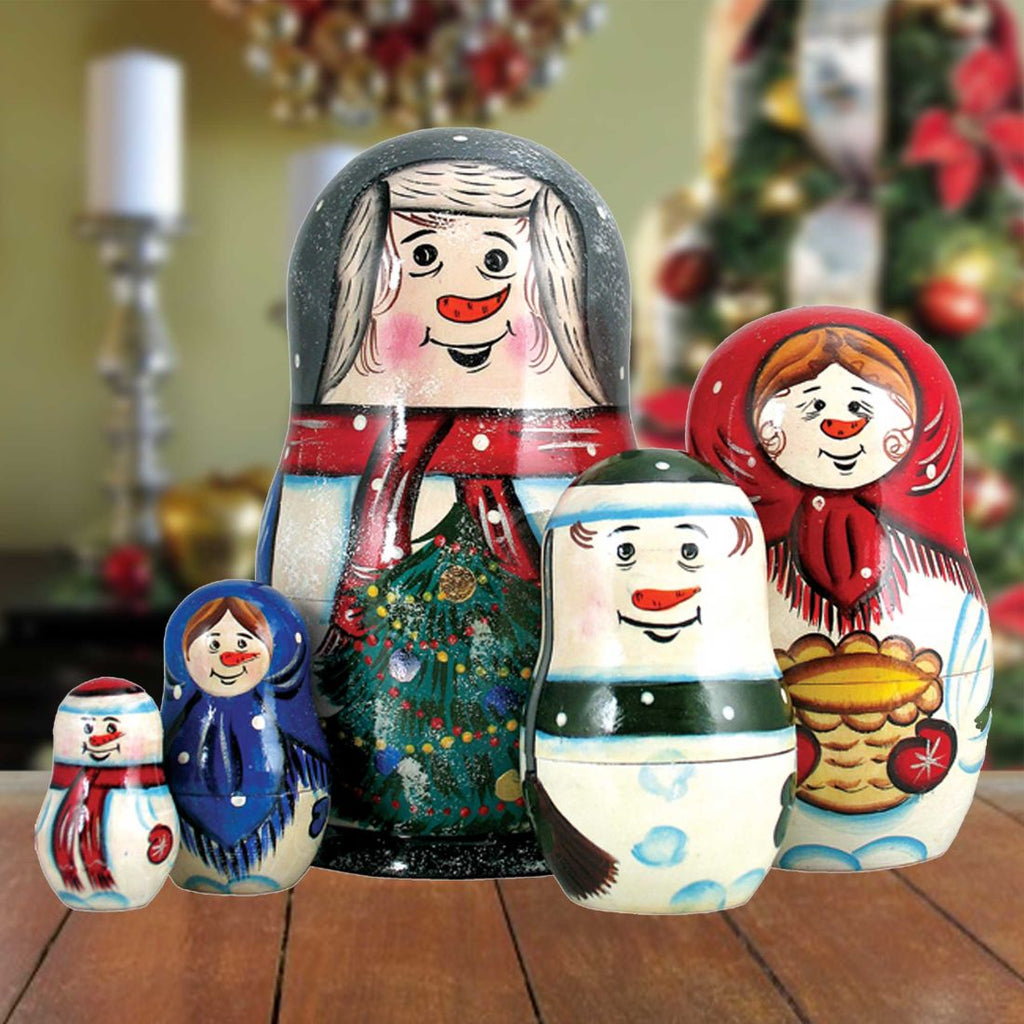 Snowman Family Stocking